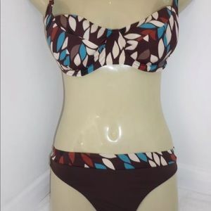 FANTASIE SWIMWEAR PLUS SIZE NEW WITH TAGS 2 PIECE BIKINI TOP 36G BOTTOM XL